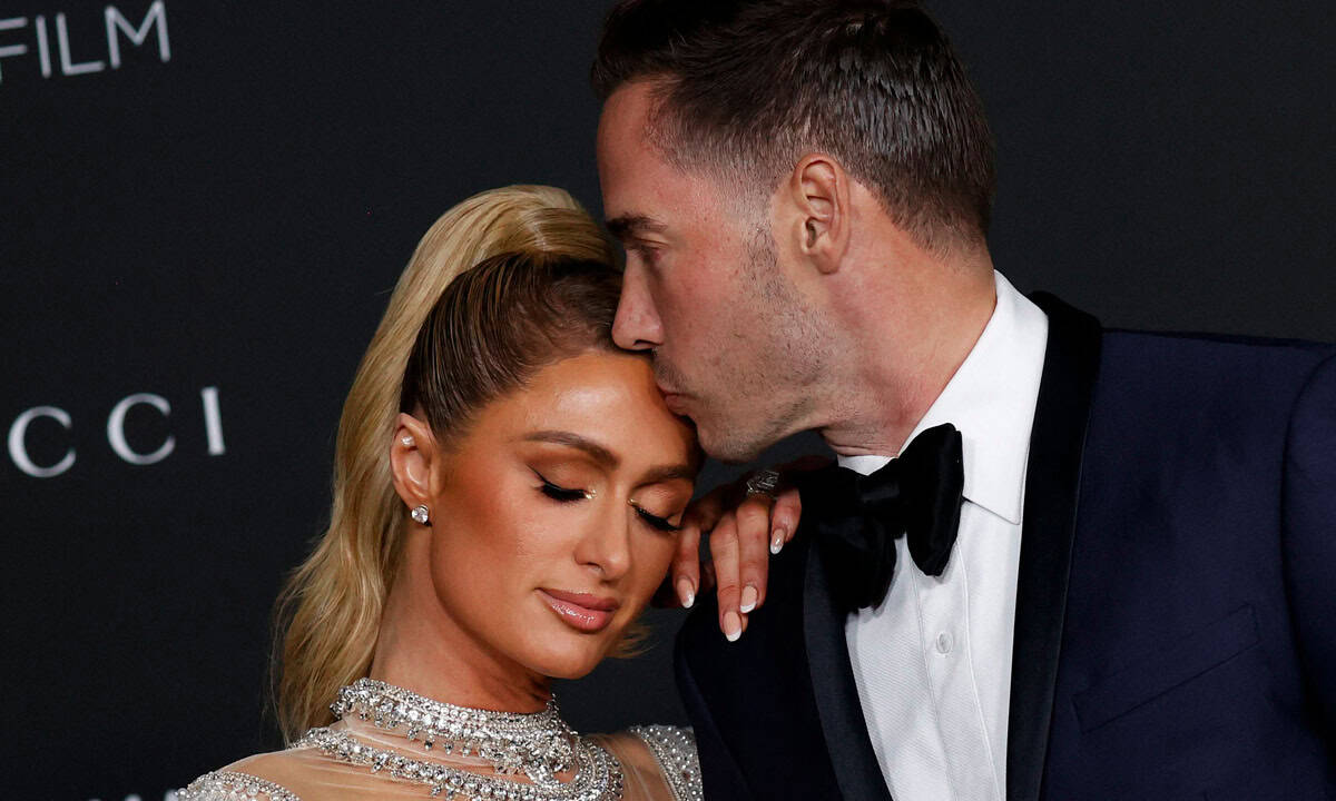 ‘My forever begins today Paris Hilton ties the knot with fiancé