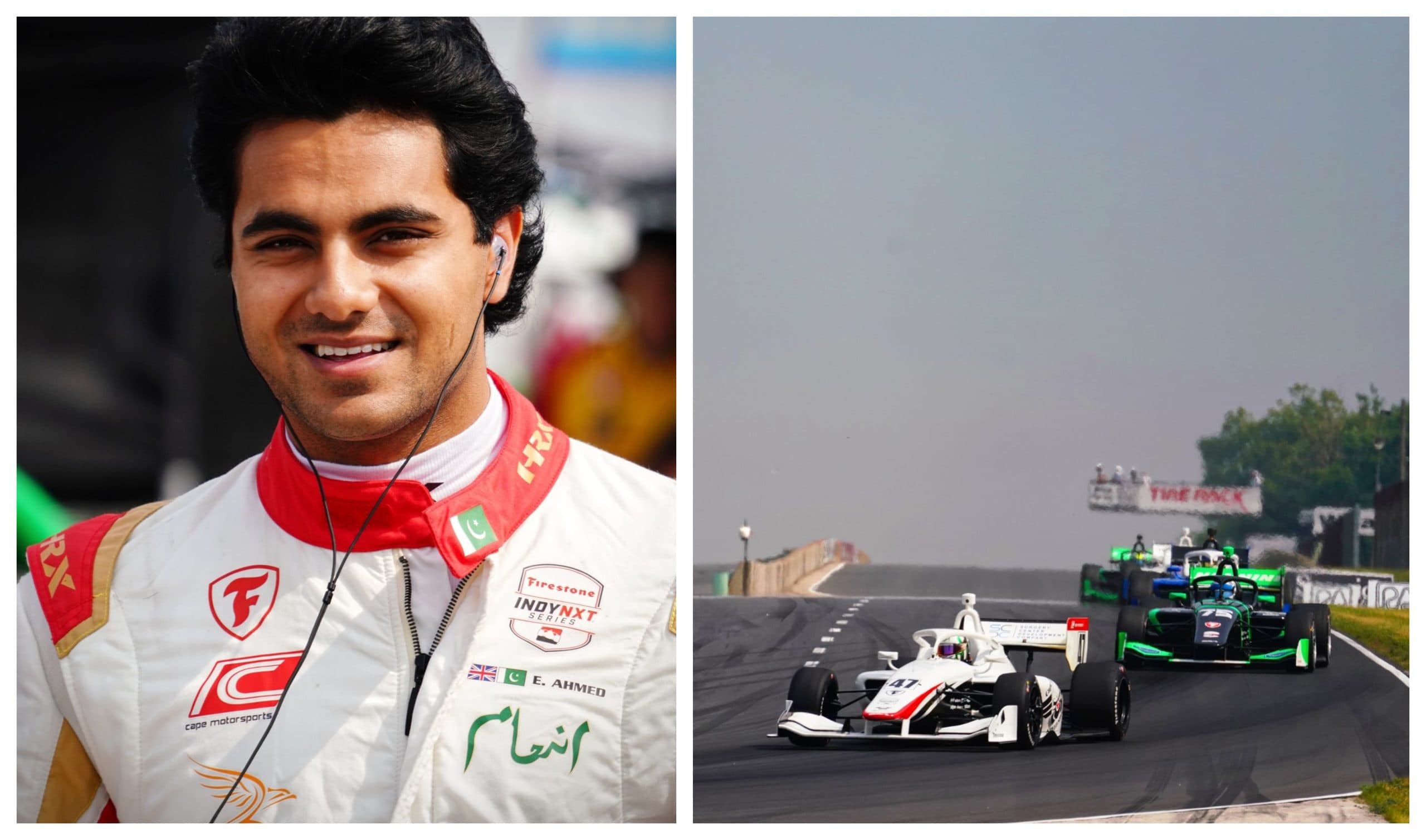 British-Pakistani Enaam Ahmed s impressive start diminished by tyre ...