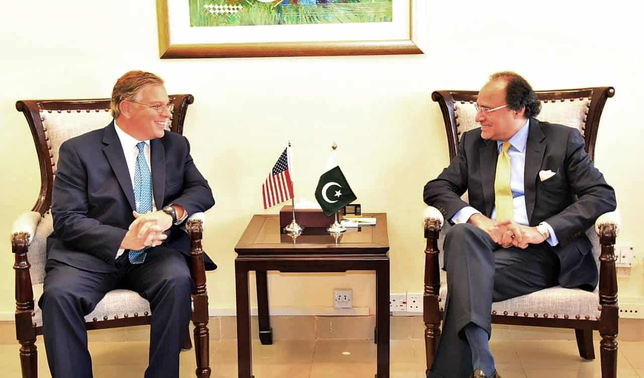 US ambassador assures Pakistan of support in completion of IMF programme