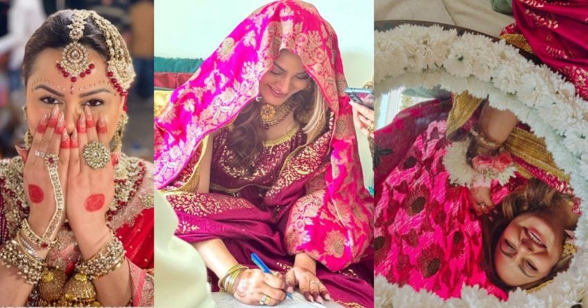 Javeria Abbasi Ties The Knot Again As Fans Celebrate Her Beautiful Nikah Day