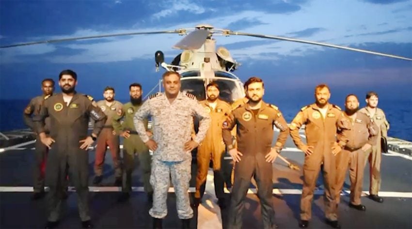 Pakistan Navy Warship Pns Shamsheer Joins Operation Talon Grip