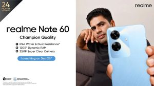 Realme Note 60 Launching Soon Segments First Ip64 Protection Championing Durability In Every Aspect