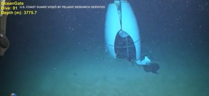 Video First Video Of Titan Sub Wreckage From Titanic Voyage Surfaces Online