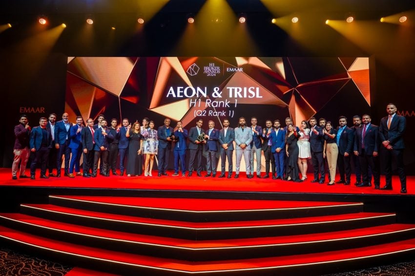 Aeon Trisl Wins Emaar Broker Award For 4th Consecutive Time