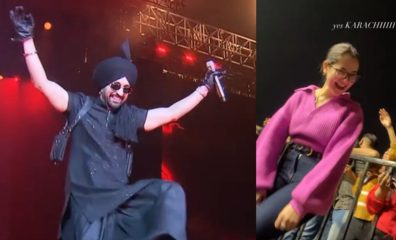 Diljit Dosanjhs London Concert Lights Up With Surprise Appearance Of Hania Aamir Video