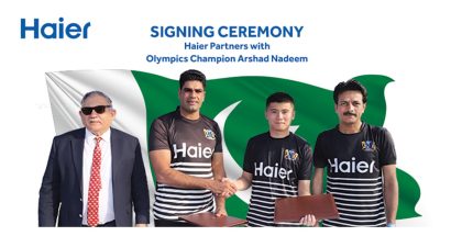 Haier Partners With Olympic Champion Arshad Nadeem Powering Victory In Every Home