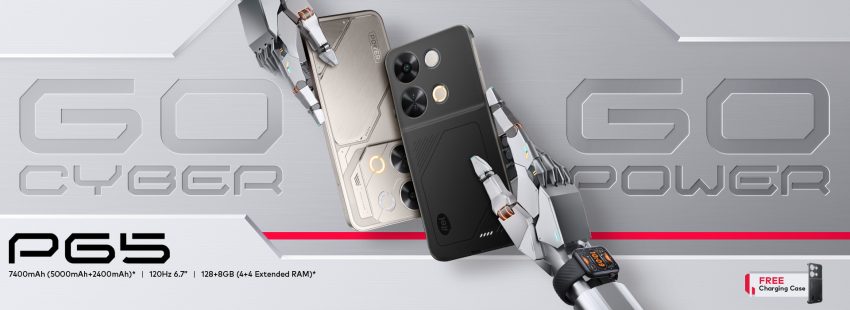 Itel Unveils P65 The First Powerful Cyber Design Smartphone Featuring Bundle Free Charging Case