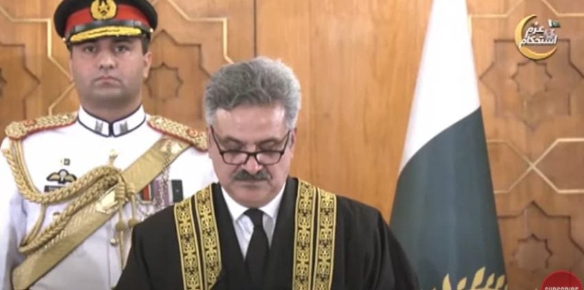 Justice Yahya Afridi Sworn In As 30th Chief Justice Of Pakistan