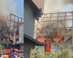 Massive Fire Engulfs Restaurant In Karachis Sindhi Muslim Society