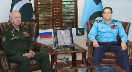 Paf Chief Russian Defence Official Agree To Bolster Military Ties