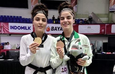 Pakistani Twin Sisters Shine At Asian Taekwondo Championship