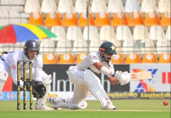 Pakveng Saud Shakeel Rizwan Lead Pakistans Charge As Second Test Day Begins