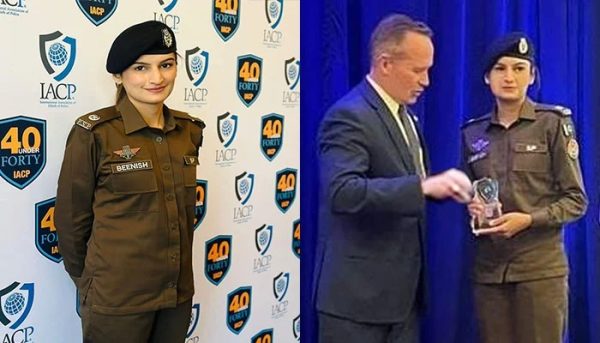 Punjab Police SP Beenish Fatima wins prestigious international award