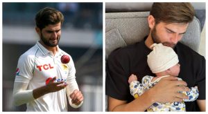 Shaheen Afridi Shares Sons Photo With Punchy Caption