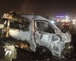 Three Killed As Gas Cylinder Explodes In Van Near Motorway Toll Plaza