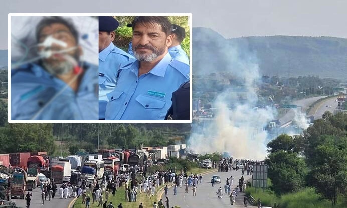 Violence At Pti Protest Claims Life Of Islamabad Police Constable