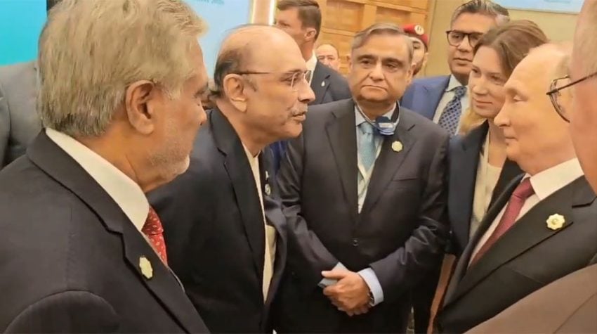 Zardari Meets Putin Calls For Strengthening Ties