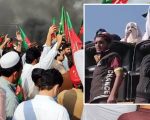 Bushra Bibi At Forefront As Pti Protesters Confront Police Near Islamabads Zero Point