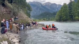 Dozen Dead As Passenger Van Falls Into River In Astore