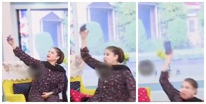 Mishi Khan Falls While Taking Selfie In Live Tv Show