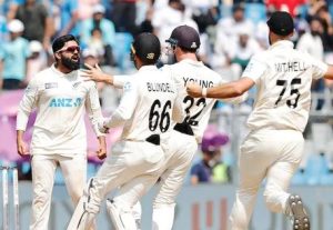 New Zealand Beat India In Mumbai Test Clinching 3 0 Whitewash