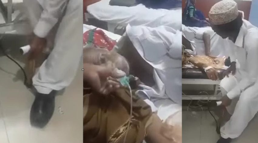 Patient Getting Oxygen Via Cycle Air Pump At Sindh Hospital Sparks Outrage Video