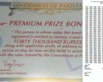 40000 Prize Bond 2024 Check Draw Results Online