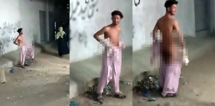 Karachi Man Strips Naked In Front Of Women To Complete Dare Video Goes Viral