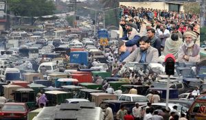 Latest Traffic Update For Karachi As Mwm Protests Causing Difficulties For Commuters