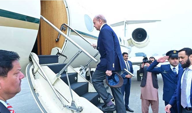 Pm Shehbaz Sharif Departs For Egypt To Attend 11th D 8 Summit