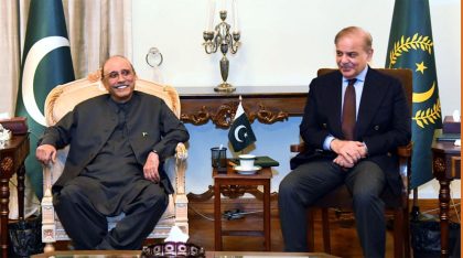 President Zardari Pm Shehbaz Discuss Pti Talks Seminary Bill