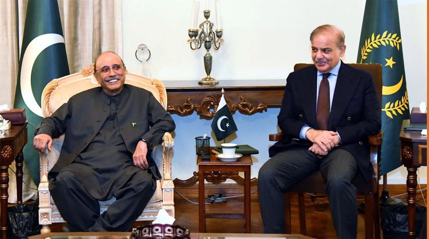 President Zardari Pm Shehbaz Discuss Pti Talks Seminary Bill