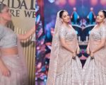 Saba Qamars Dance Moves Steal The Show At Bridal Couture Week Video