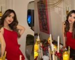 Saboor Aly Dazzles In Bold Red Spreading Christmas Cheer In New Pictures