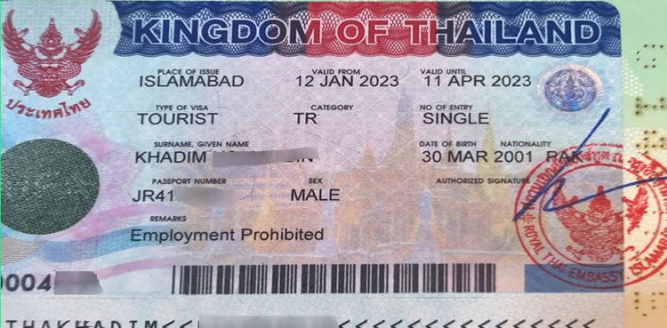 Thailand Introduces Online E Visa Platform For Pakistan And Afghanistan