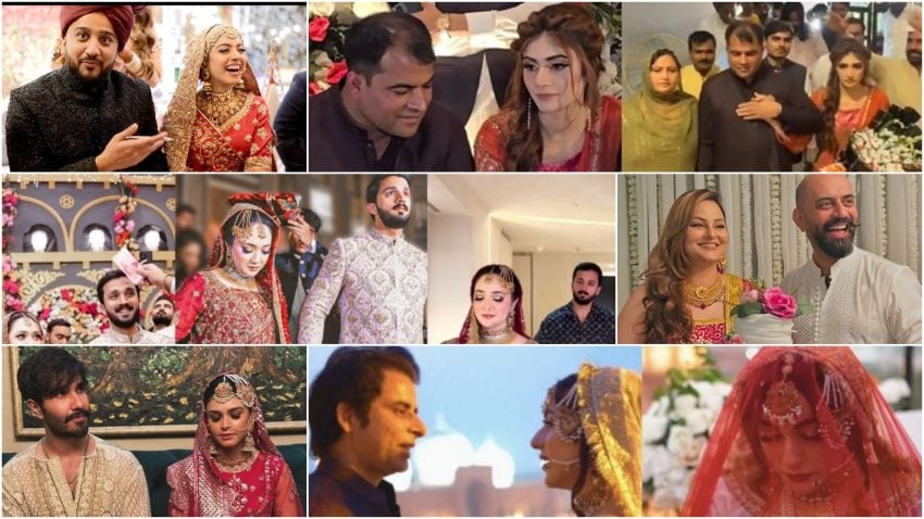 Year Ender 2024 From Shaoib Malik To Rajab Butt Pakistani Weddings That Made Headlines This Year