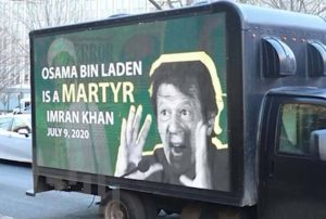 Advertising Campaign Against Imran Khan Displayed On Trucks In Us