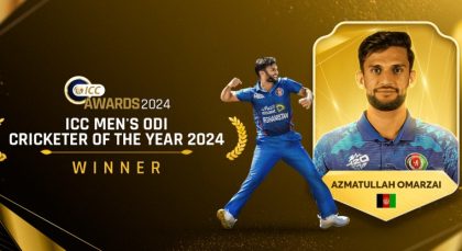 Afghanistans Azmatullah Omarzai Named Icc Odi Cricketer Of The Year