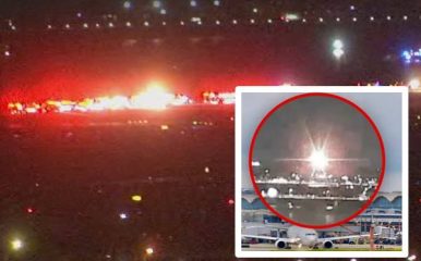 Casualties Feared As Passenger Plane Crashes Into Army Chopper At Washington Airport