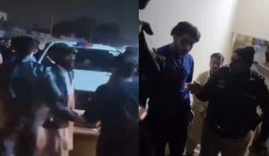 Drunk Son Of Karachi Police Dig Arrested For Hitting Woman With Car In Garden Area Video