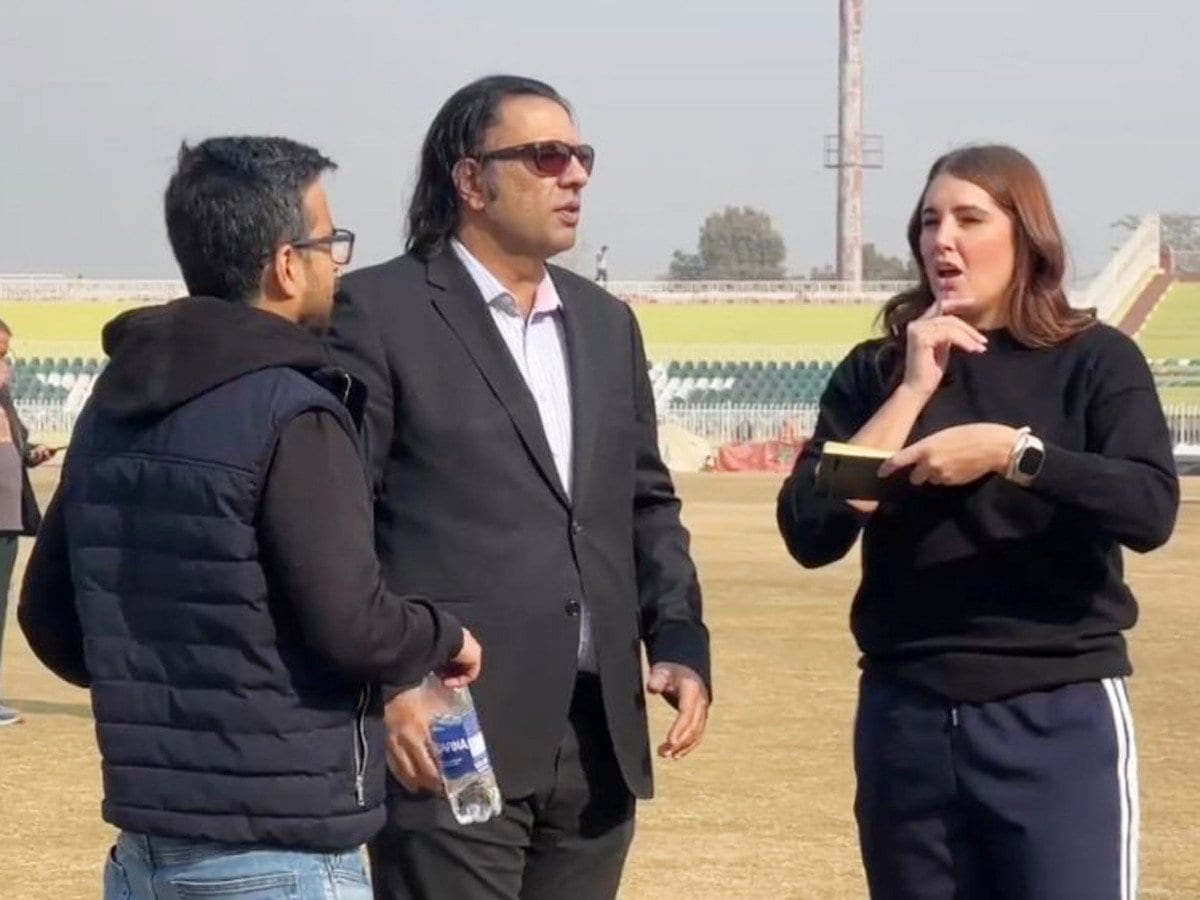 Icc Delegation Visits Gaddafi Stadium Ahead Of Champions Trophy 