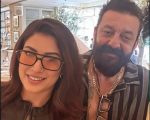 Mehwish Hayat Sanjay Dutts Selfie Sparks Rumours Of Collaboration