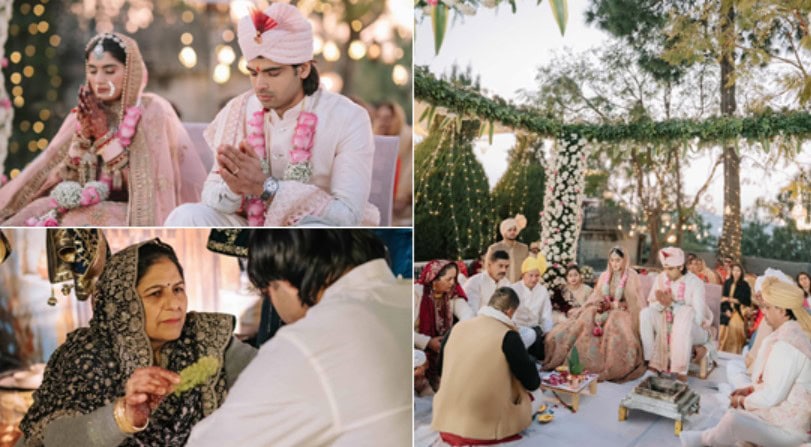 Neeraj Chopras Wedding Pictures Leave Fans In Awe