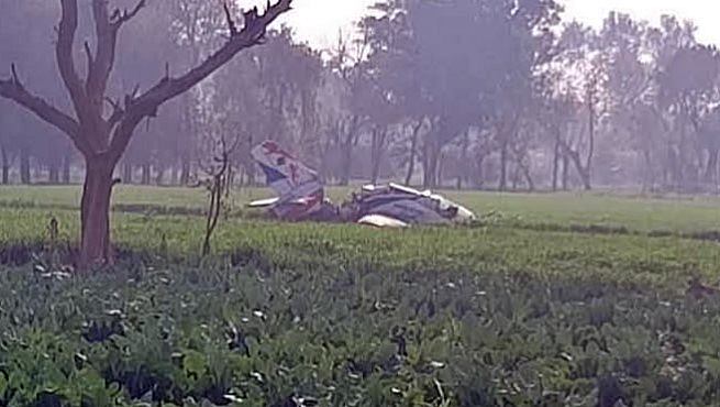 Pakistan Air Force Training Jet Crashes In Nowshera Pilot Reported Missing