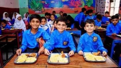 Sindh Government To Provide Free Midday Meals In Public Schools