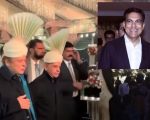 Which Indian Business Tycoon Attended Zayd Hussain Nawazs Grand Wedding At Jati Umra