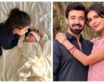 Actors Sadia Ghaffar Hassan Hayat Khan Welcome Baby Boy