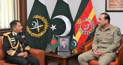 Bangladeshi Naval Chief Acknowledges Pakistan Armys Key Role In Regional Peace