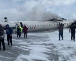 Delta Airline Crash At Snow Covered Toronto Airport Leaves Several Passengers Injured Video