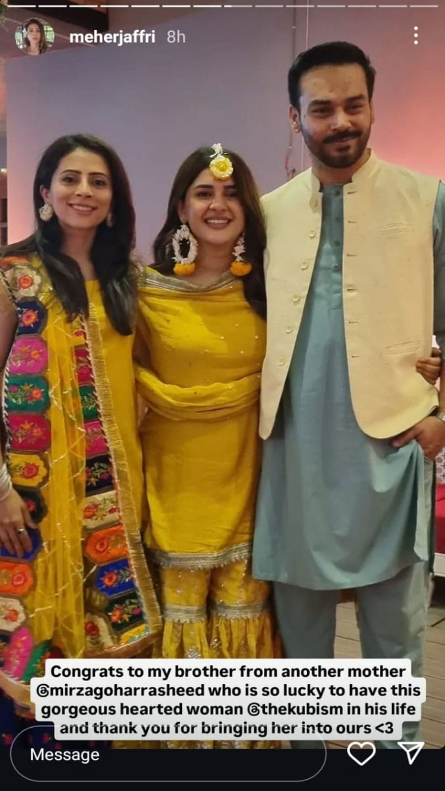 Kubra Khan And Gohar Rasheeds Mayun Pictures Go Viral 